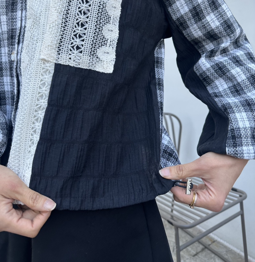 CLASSY-O韓國直郵女士新品時尚26春夏休閑真品襯衫蕾絲衫CLASSY-O襯衫/蕾絲衫