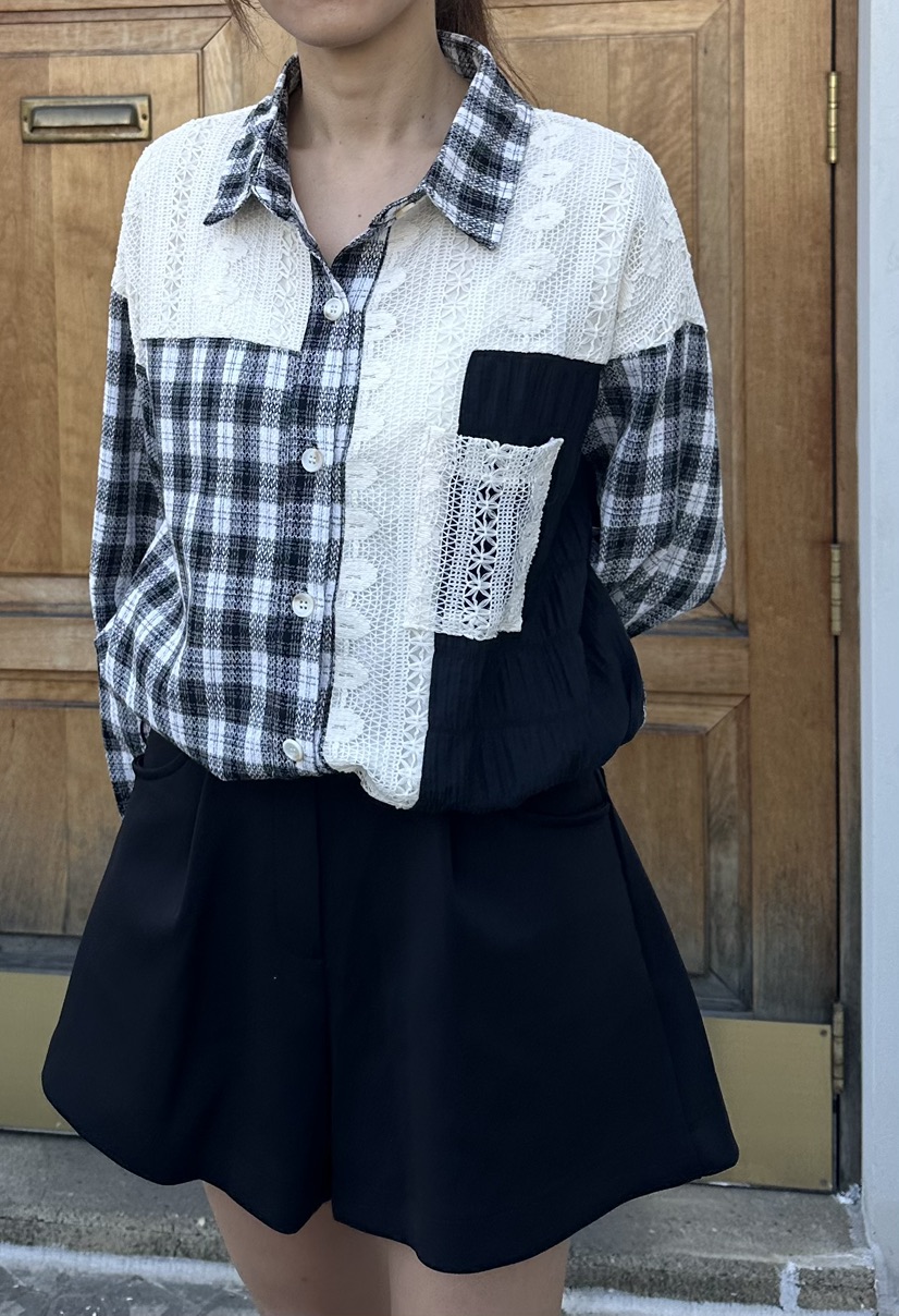 CLASSY-O韓國直郵女士新品時尚26春夏休閑真品襯衫蕾絲衫CLASSY-O襯衫/蕾絲衫