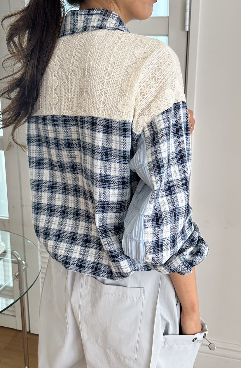 CLASSY-O韓國直郵女士新品時尚26春夏休閑真品襯衫蕾絲衫CLASSY-O襯衫/蕾絲衫