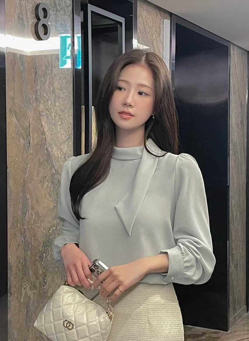 GUNNY GIRLS-거니걸스-T韓國直郵女裝新款職業襯衫蕾絲衫GUNNY GIRLS襯衫/蕾絲衫