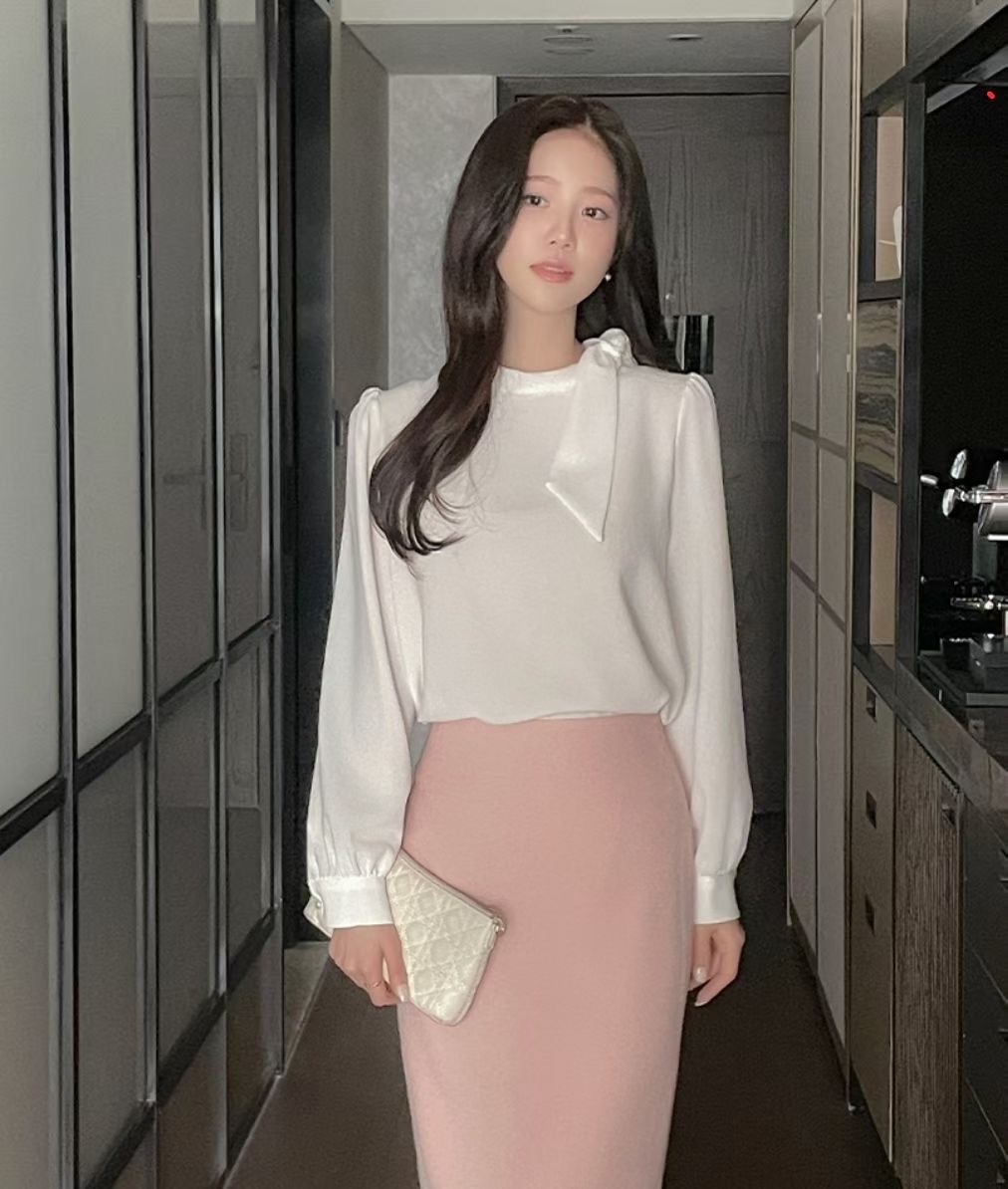 GUNNY GIRLS-거니걸스-T韓國直郵女裝新款職業襯衫蕾絲衫GUNNY GIRLS襯衫/蕾絲衫