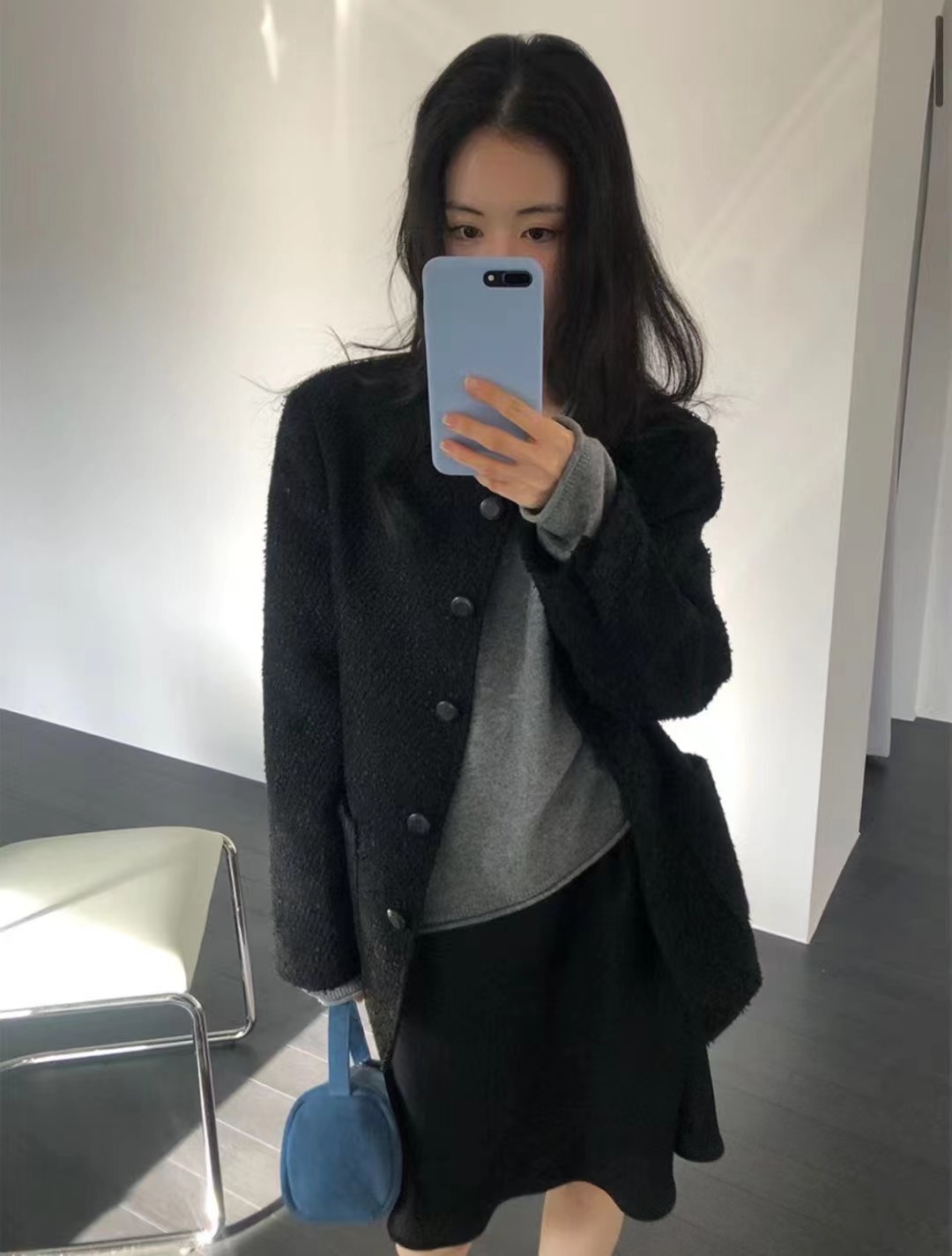 MELMEONT東大門代購女裝新款人氣職業26春夏時尚夾克花呢MELMEONT夾克