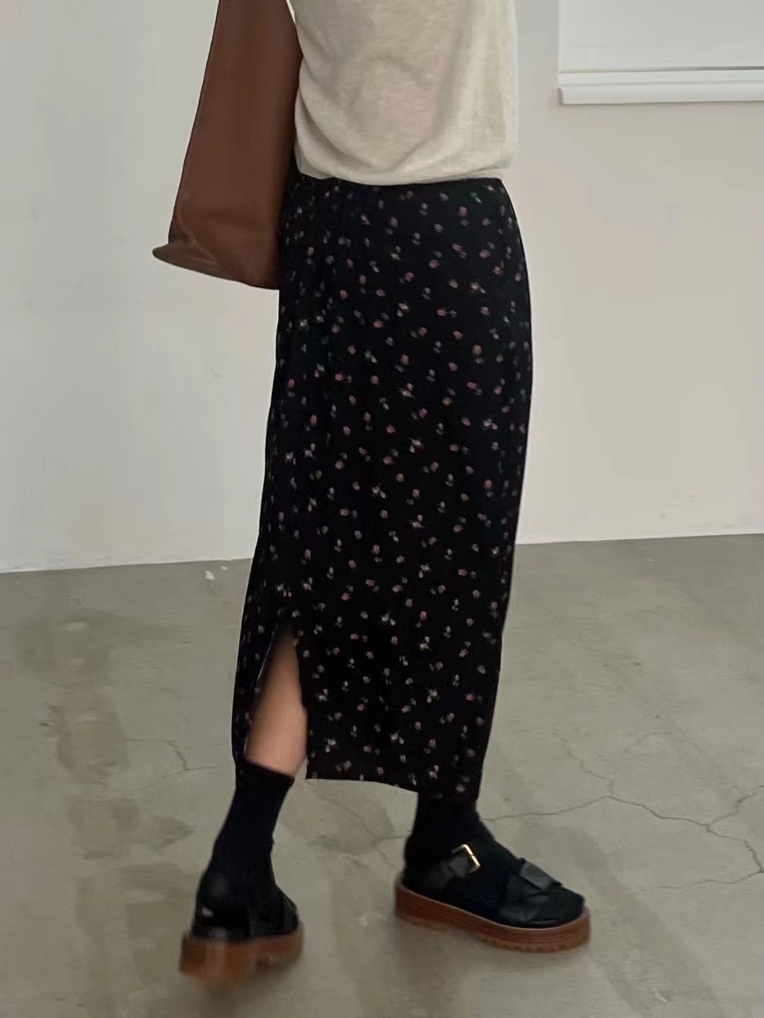 ALOHA-OT東大門代購女士新品26春夏休閑推薦職業真品長裙ALOHA-OT長裙