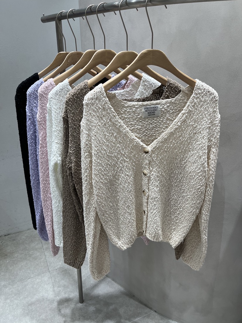 EVERCOMMERCE METICULOUSLY DESIGNED東大門直郵女士新款推薦針織衫開衫EVERCOMMERCE METICULOUSLY DESIGNED針織衫