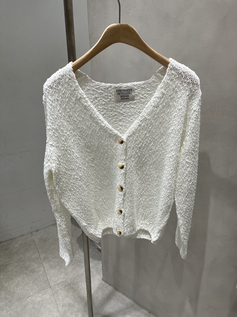 EVERCOMMERCE METICULOUSLY DESIGNED東大門直郵女士新款推薦針織衫開衫EVERCOMMERCE METICULOUSLY DESIGNED針織衫圖色4