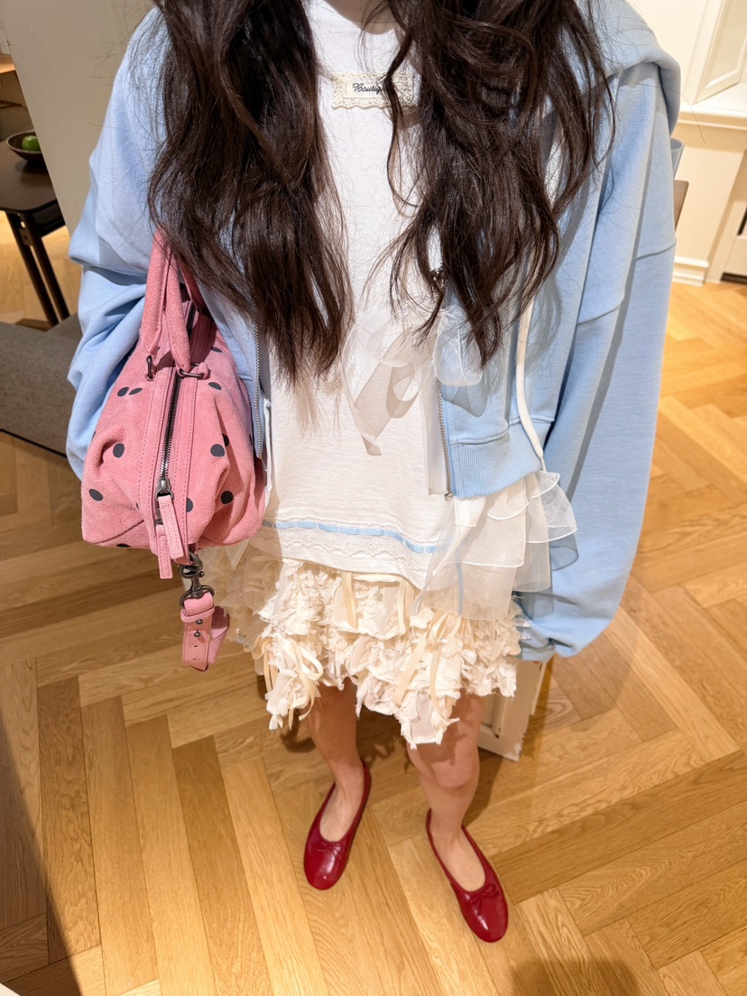 BOUTIQUE-L韓國代購女裝新品26春夏推薦休閑熱賣夾克雪紡BOUTIQUE-L夾克