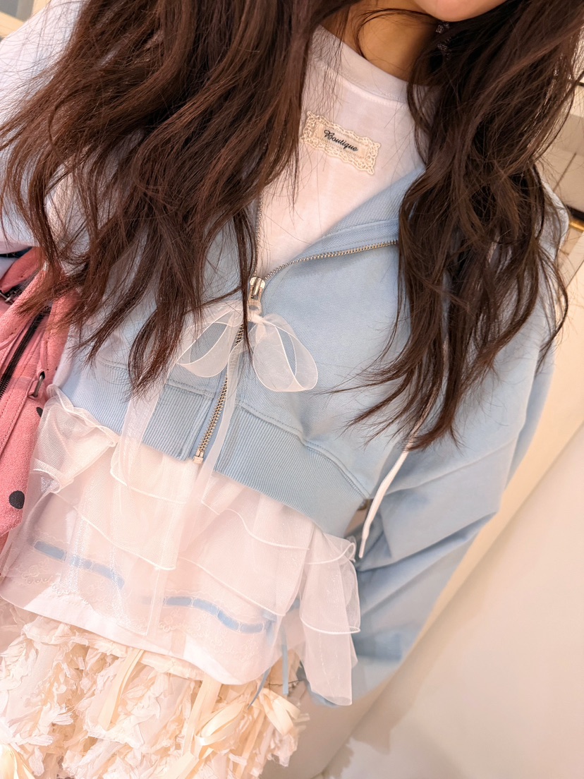 BOUTIQUE-L韓國代購女裝新品26春夏推薦休閑熱賣夾克雪紡BOUTIQUE-L夾克