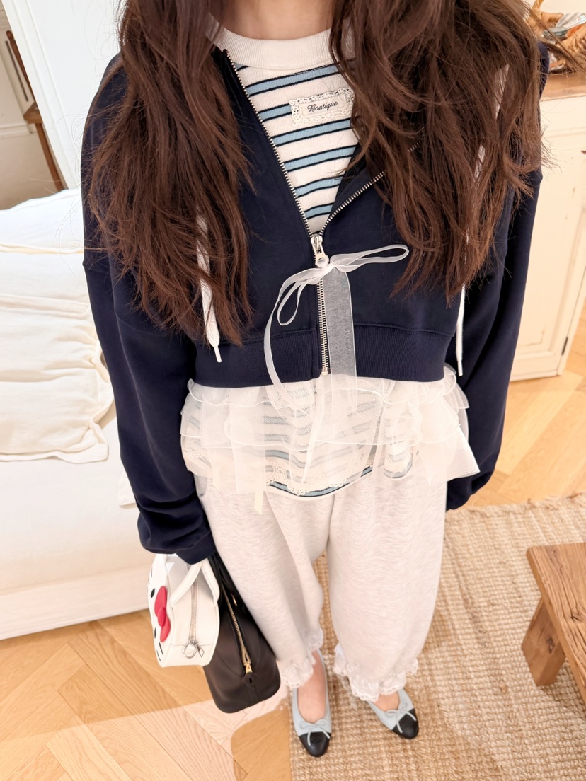 BOUTIQUE-L韓國代購女裝新品26春夏推薦休閑熱賣夾克雪紡BOUTIQUE-L夾克