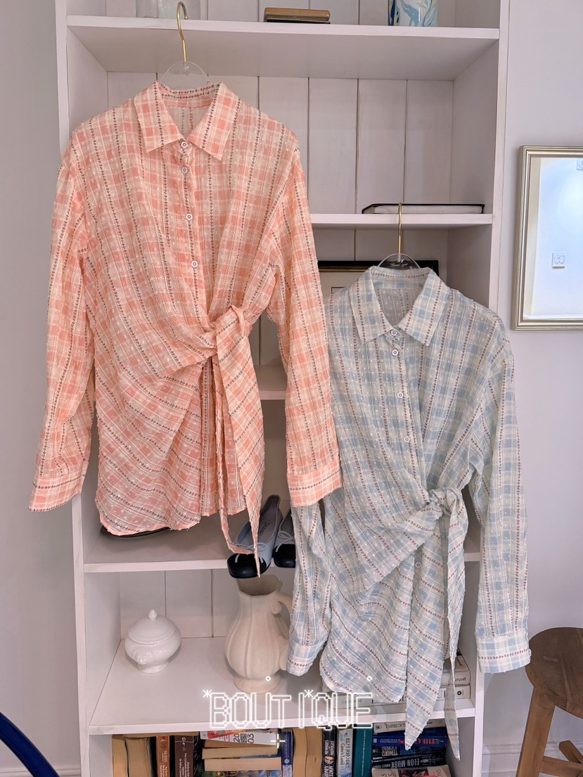 BOUTIQUE-L韓國代購女士新款人氣推薦熱賣休閑襯衫蕾絲衫BOUTIQUE-L襯衫/蕾絲衫