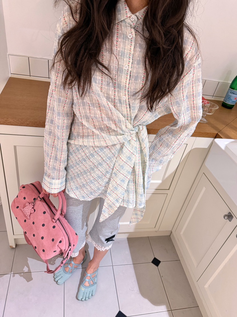 BOUTIQUE-L韓國代購女士新款人氣推薦熱賣休閑襯衫蕾絲衫BOUTIQUE-L襯衫/蕾絲衫