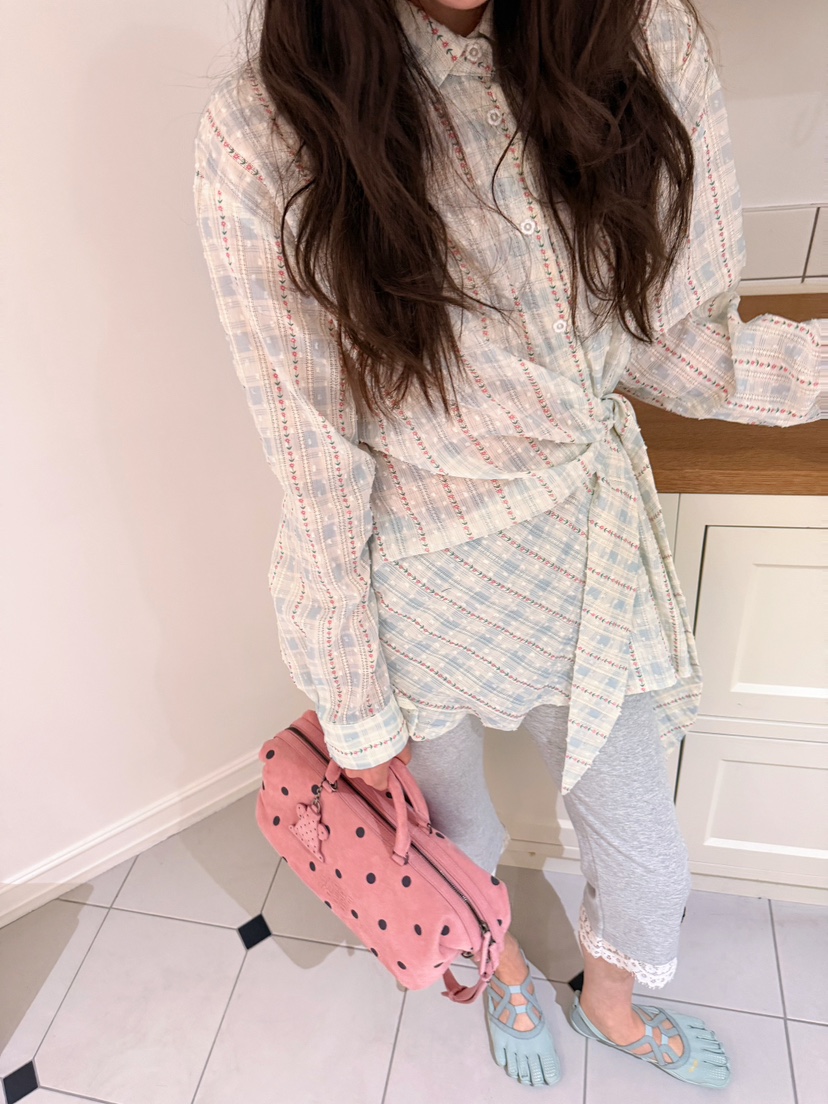 BOUTIQUE-L韓國代購女士新款人氣推薦熱賣休閑襯衫蕾絲衫BOUTIQUE-L襯衫/蕾絲衫