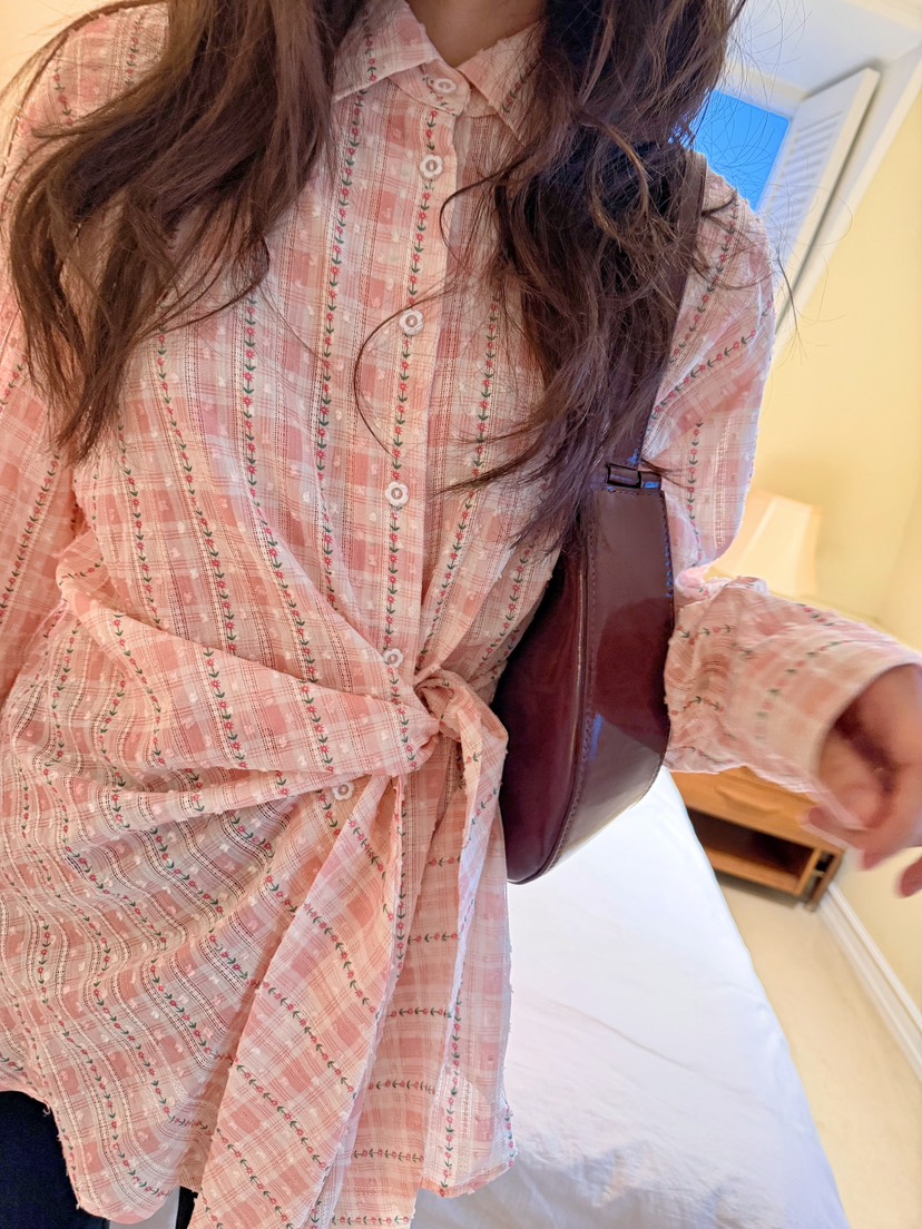 BOUTIQUE-L韓國代購女士新款人氣推薦熱賣休閑襯衫蕾絲衫BOUTIQUE-L襯衫/蕾絲衫