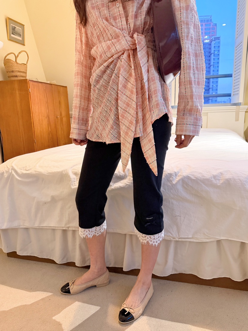 BOUTIQUE-L韓國代購女士新款人氣推薦熱賣休閑襯衫蕾絲衫BOUTIQUE-L襯衫/蕾絲衫