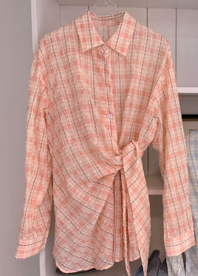 BOUTIQUE-L韓國代購女士新款人氣推薦熱賣休閑襯衫蕾絲衫BOUTIQUE-L襯衫/蕾絲衫圖色1