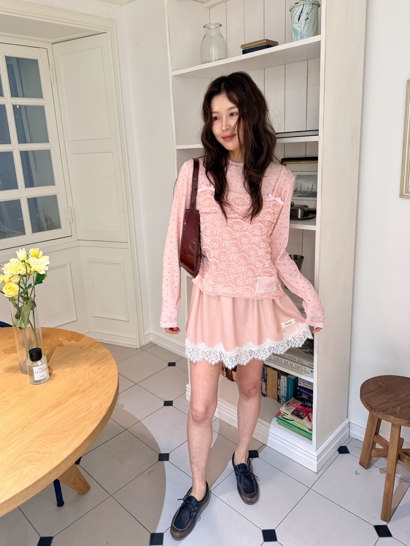 BOUTIQUE-L韓國直郵實拍女士新品休閑26春夏職業長袖T恤BOUTIQUE-L長袖T恤