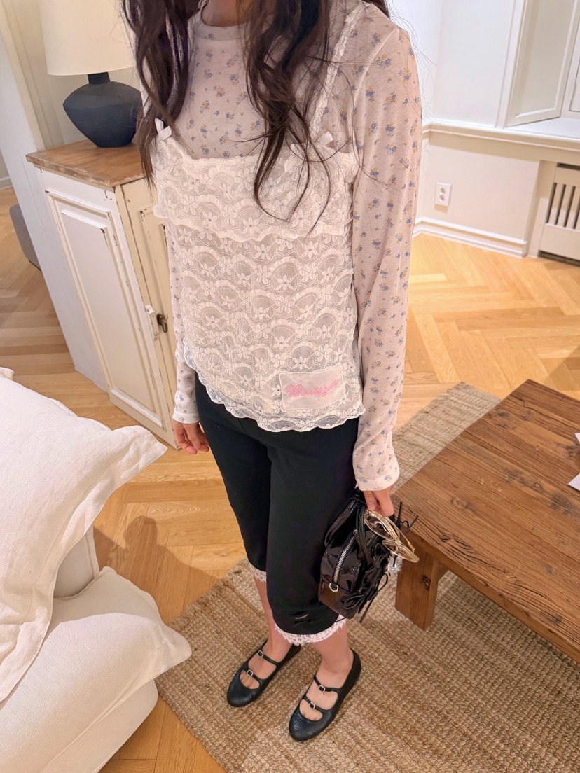 BOUTIQUE-L韓國直郵實拍女士新品休閑26春夏職業長袖T恤BOUTIQUE-L長袖T恤