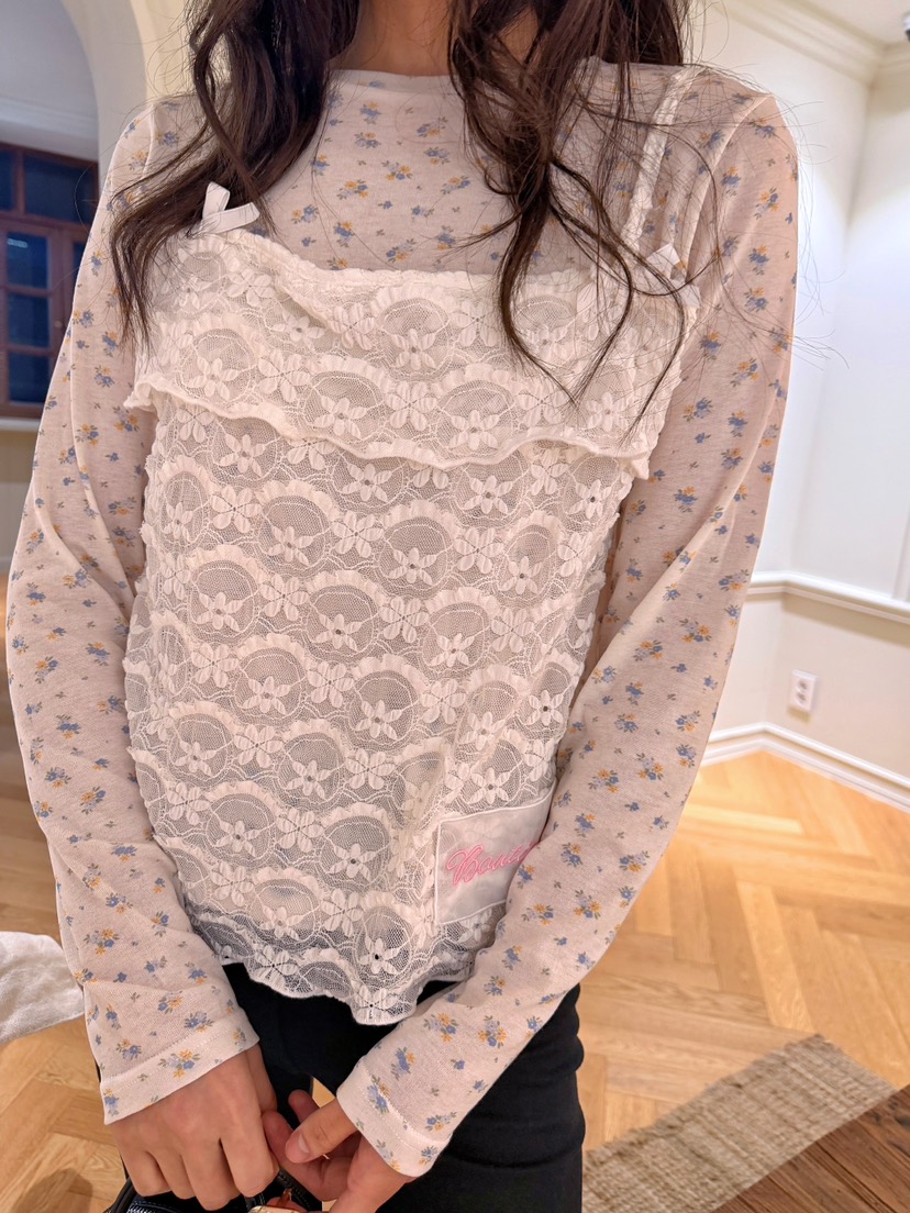 BOUTIQUE-L韓國直郵實拍女士新品休閑26春夏職業長袖T恤BOUTIQUE-L長袖T恤