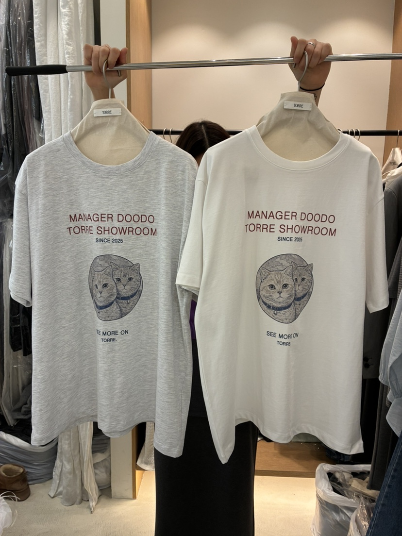 TORRE東大門代購女裝新品職業人氣休閑26春夏真品推薦T恤TORRET恤
