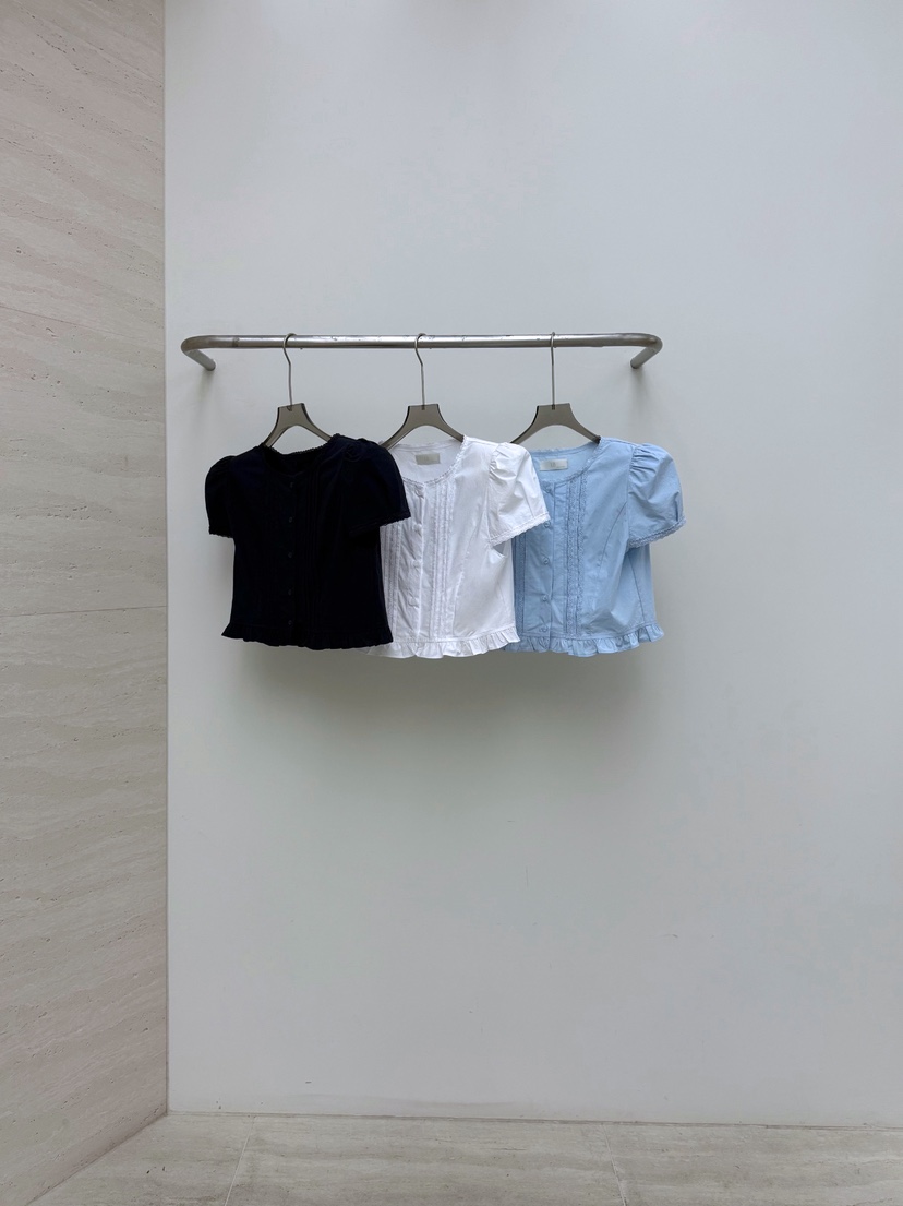 AB東大門代購女裝新款真品推薦26春夏時尚人氣襯衫蕾絲衫AB襯衫/蕾絲衫