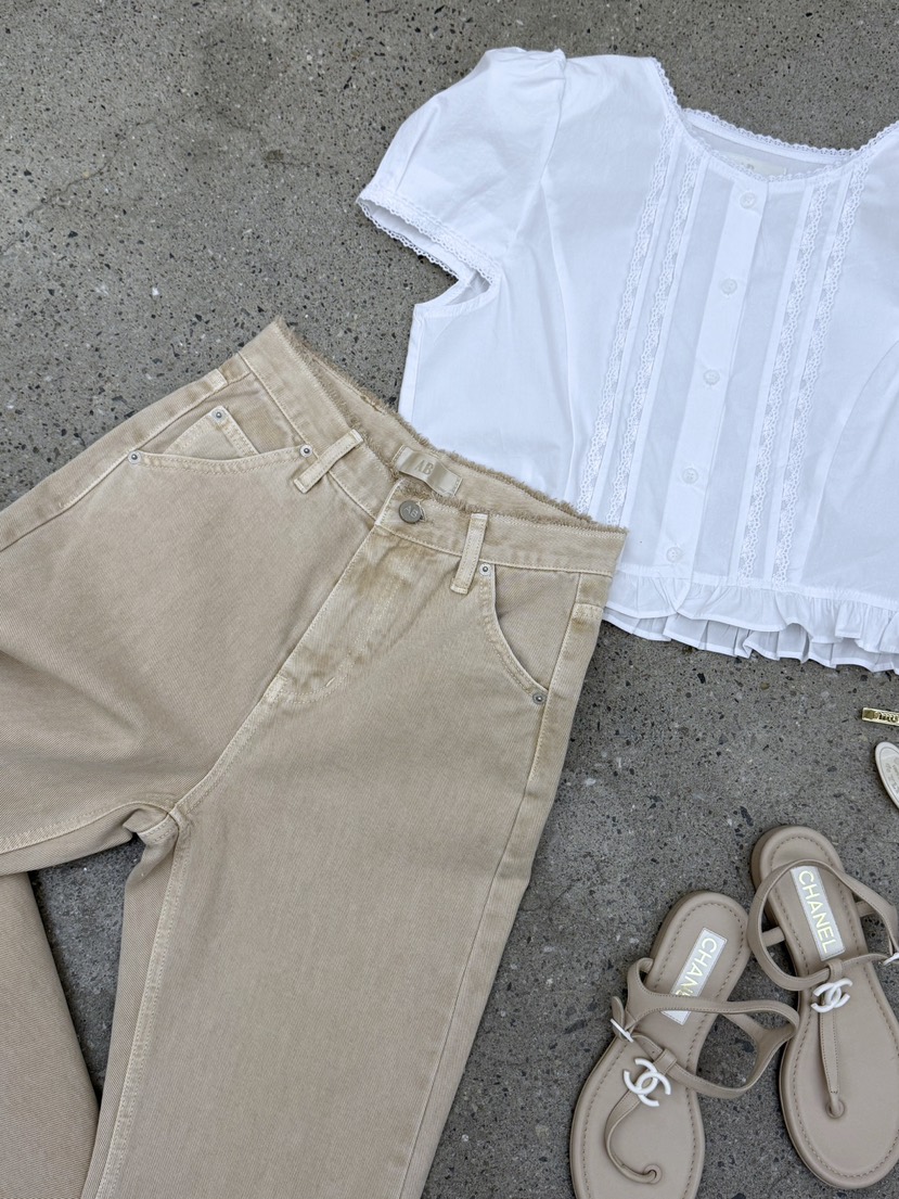 AB東大門代購女裝新款真品推薦26春夏時尚人氣襯衫蕾絲衫AB襯衫/蕾絲衫