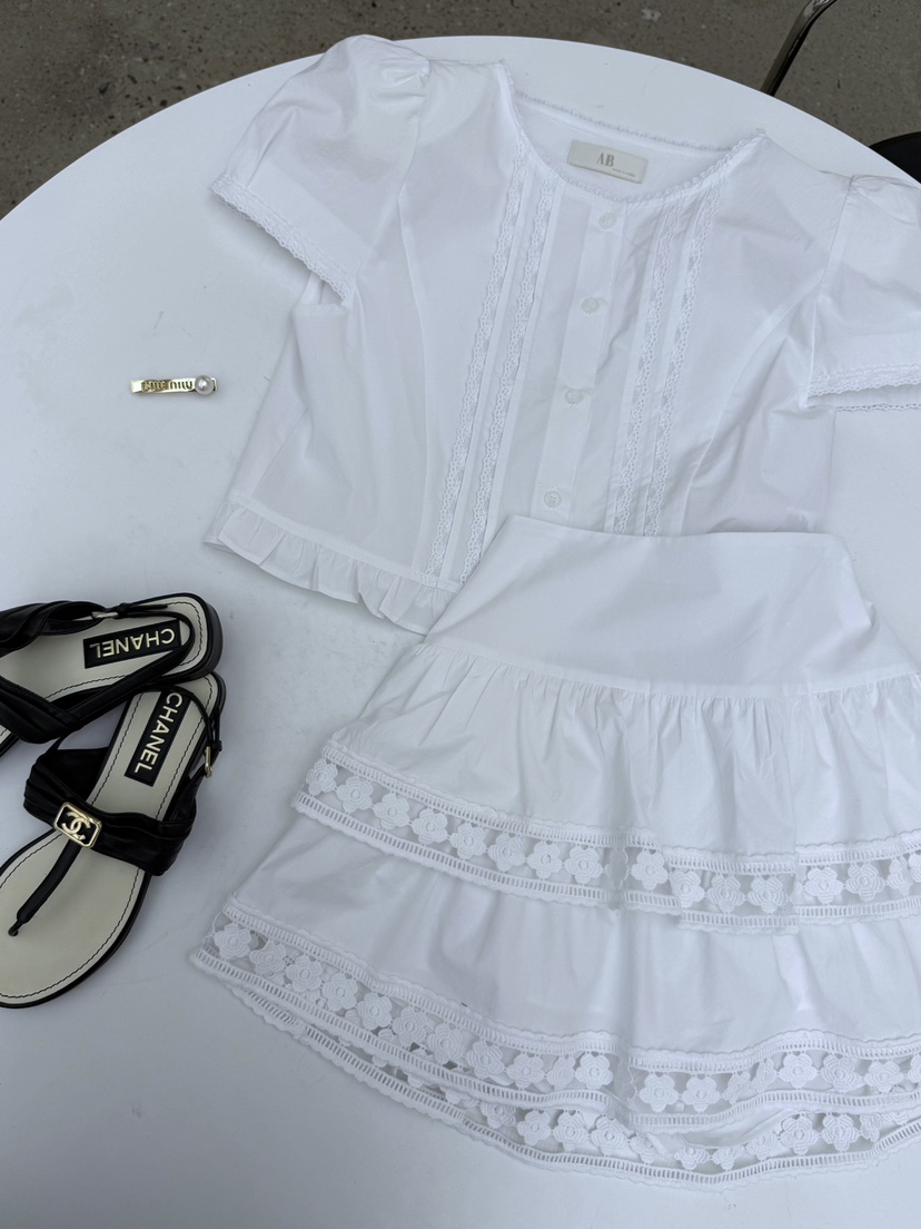 AB東大門代購女裝新款真品推薦26春夏時尚人氣襯衫蕾絲衫AB襯衫/蕾絲衫