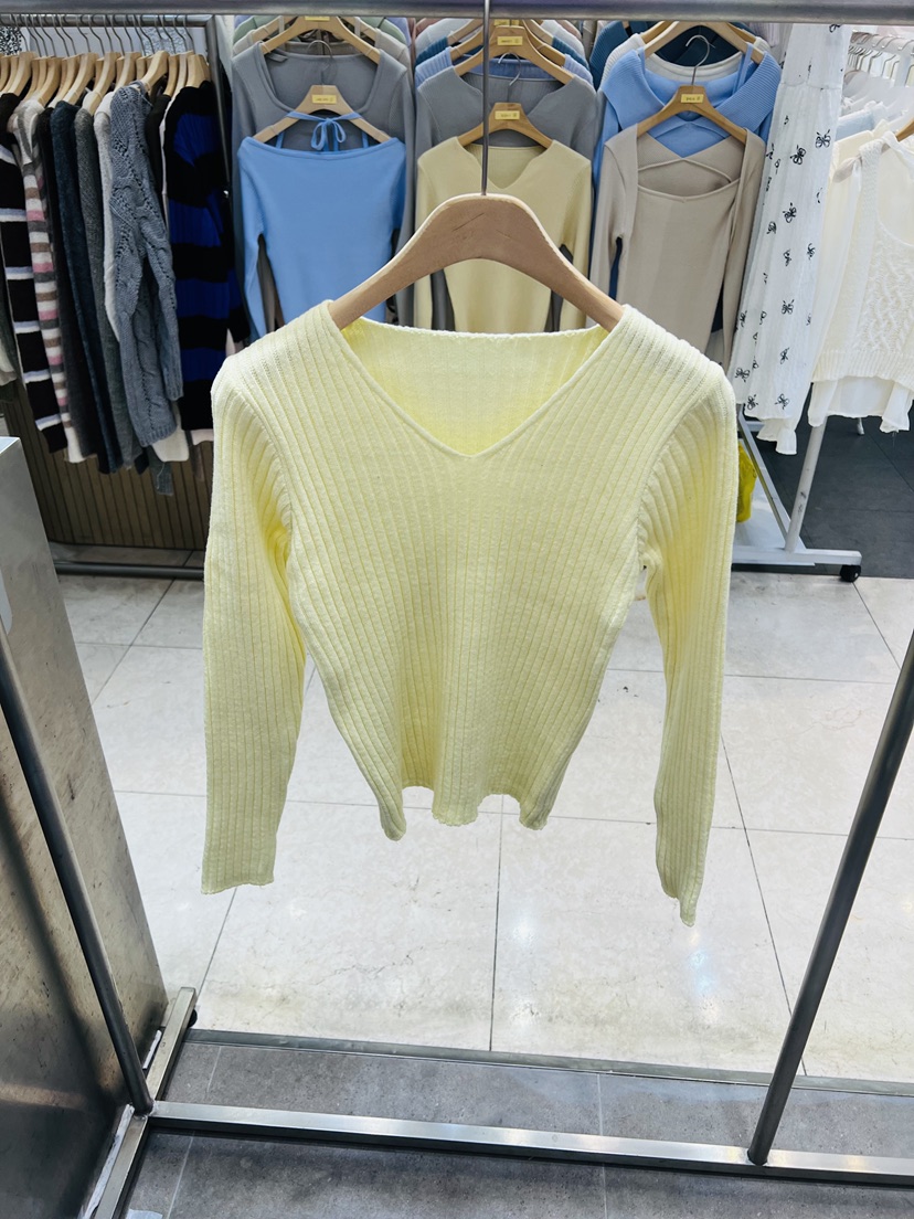 BLACK NOTE韓國東大門代購女裝新款熱賣時尚職業針織衫羅紋BLACK NOTE針織衫圖色1