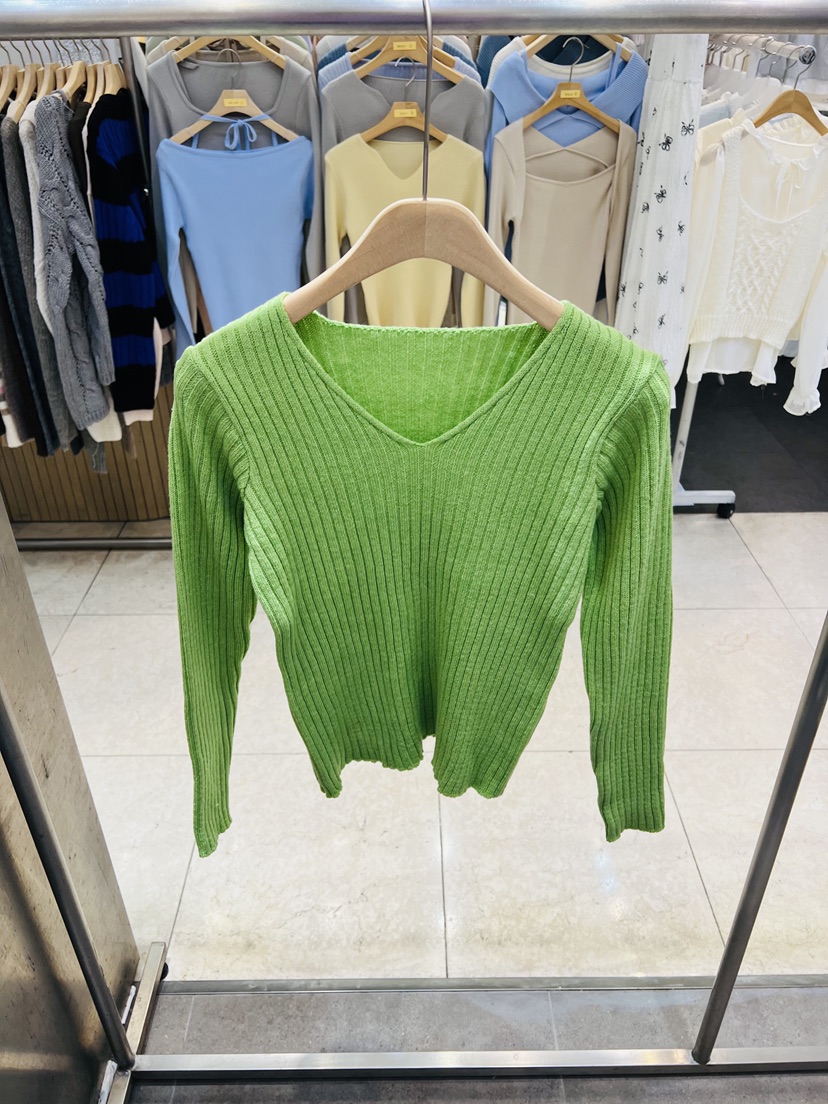 BLACK NOTE韓國東大門代購女裝新款熱賣時尚職業針織衫羅紋BLACK NOTE針織衫圖色2