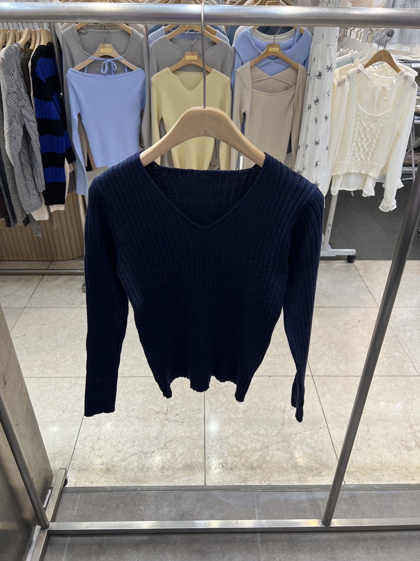 BLACK NOTE韓國東大門代購女裝新款熱賣時尚職業針織衫羅紋BLACK NOTE針織衫圖色7