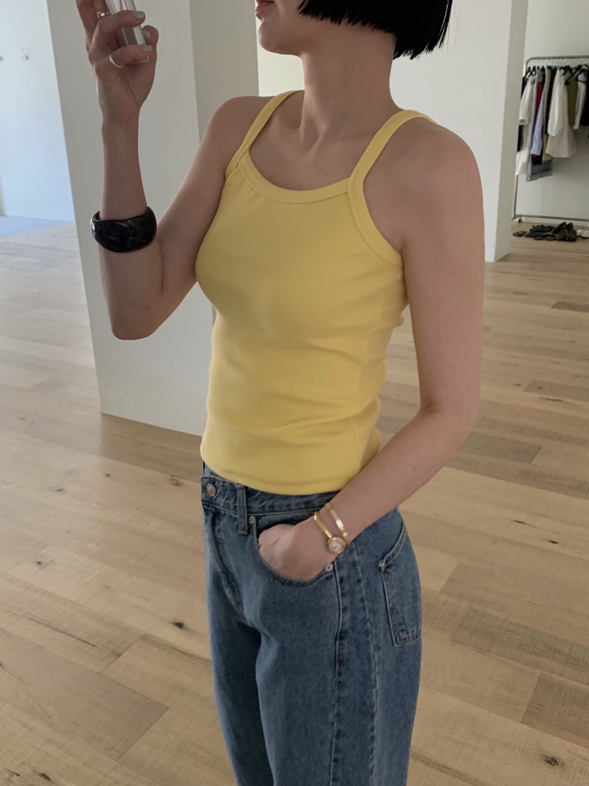 ARBOL韓國直郵女士新款熱賣真品職業人氣26春夏吊帶背心雙面ARBOL吊帶/背心