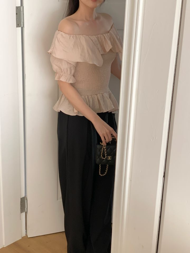 CRONG韓國直郵女裝新品休閑推薦熱賣人氣職業26春夏襯衫蕾絲衫CRONG襯衫/蕾絲衫