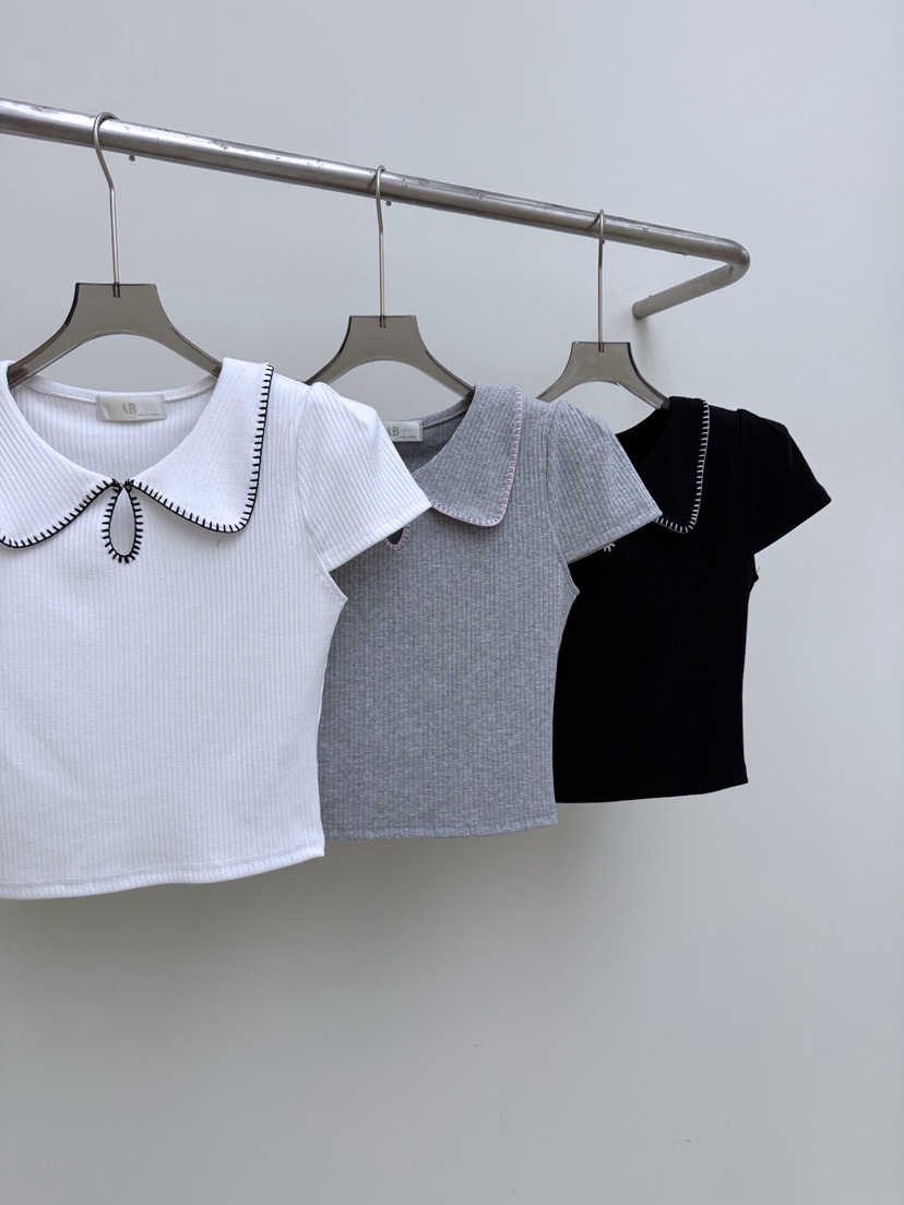 AB韓國直郵實拍女裝新品26春夏推薦人氣休閑熱賣職業時尚T恤ABT恤