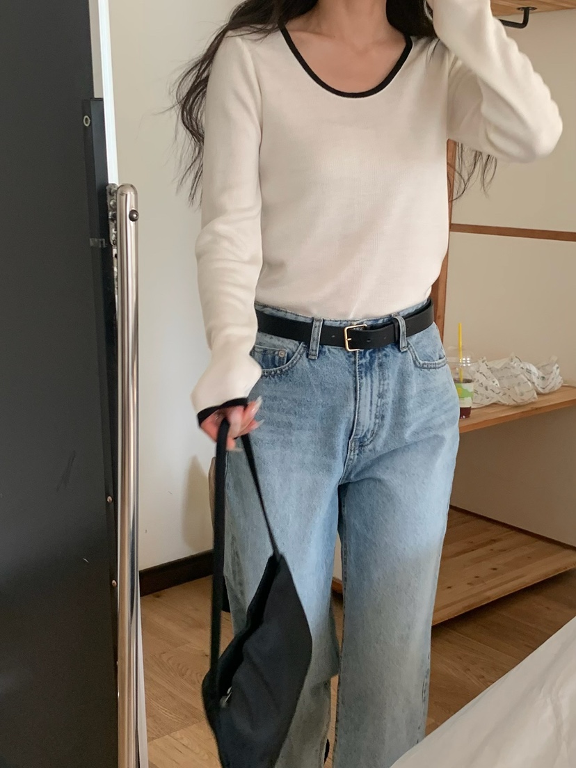 BLEECKER韓國直郵女士新品人氣時尚26春夏職業推薦針織衫BLEECKER針織衫