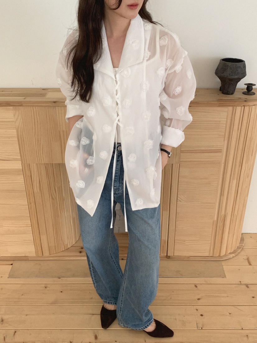 MOSMOS東大門實拍女裝新品休閑真品人氣職業時尚襯衫蕾絲衫MOSMOS襯衫/蕾絲衫