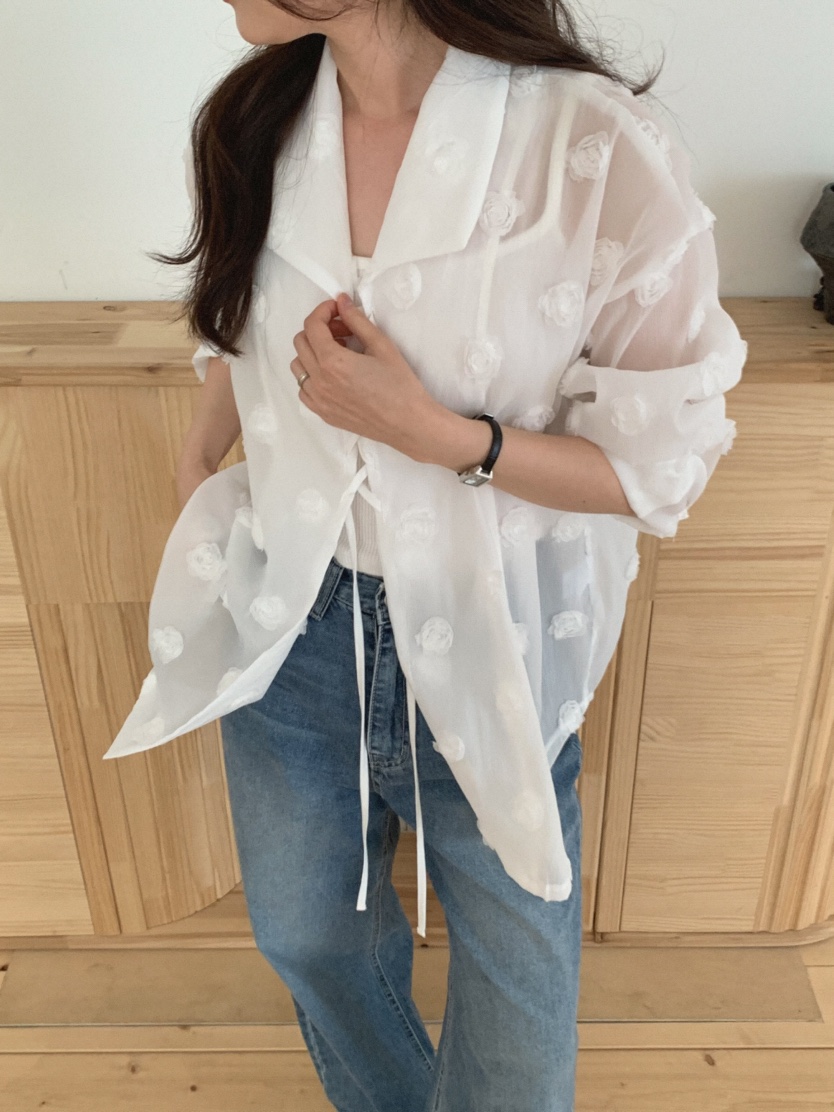 MOSMOS東大門實拍女裝新品休閑真品人氣職業時尚襯衫蕾絲衫MOSMOS襯衫/蕾絲衫