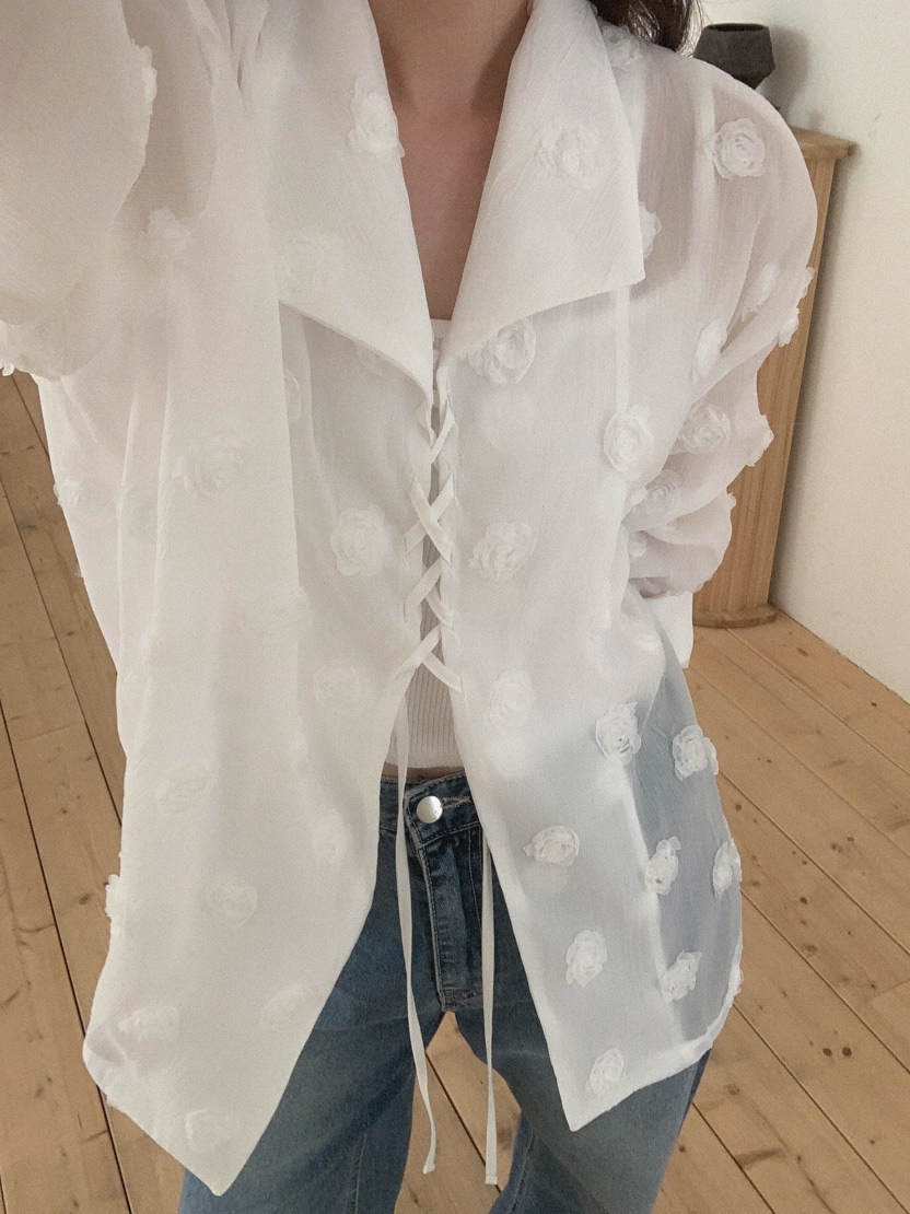 MOSMOS東大門實拍女裝新品休閑真品人氣職業時尚襯衫蕾絲衫MOSMOS襯衫/蕾絲衫