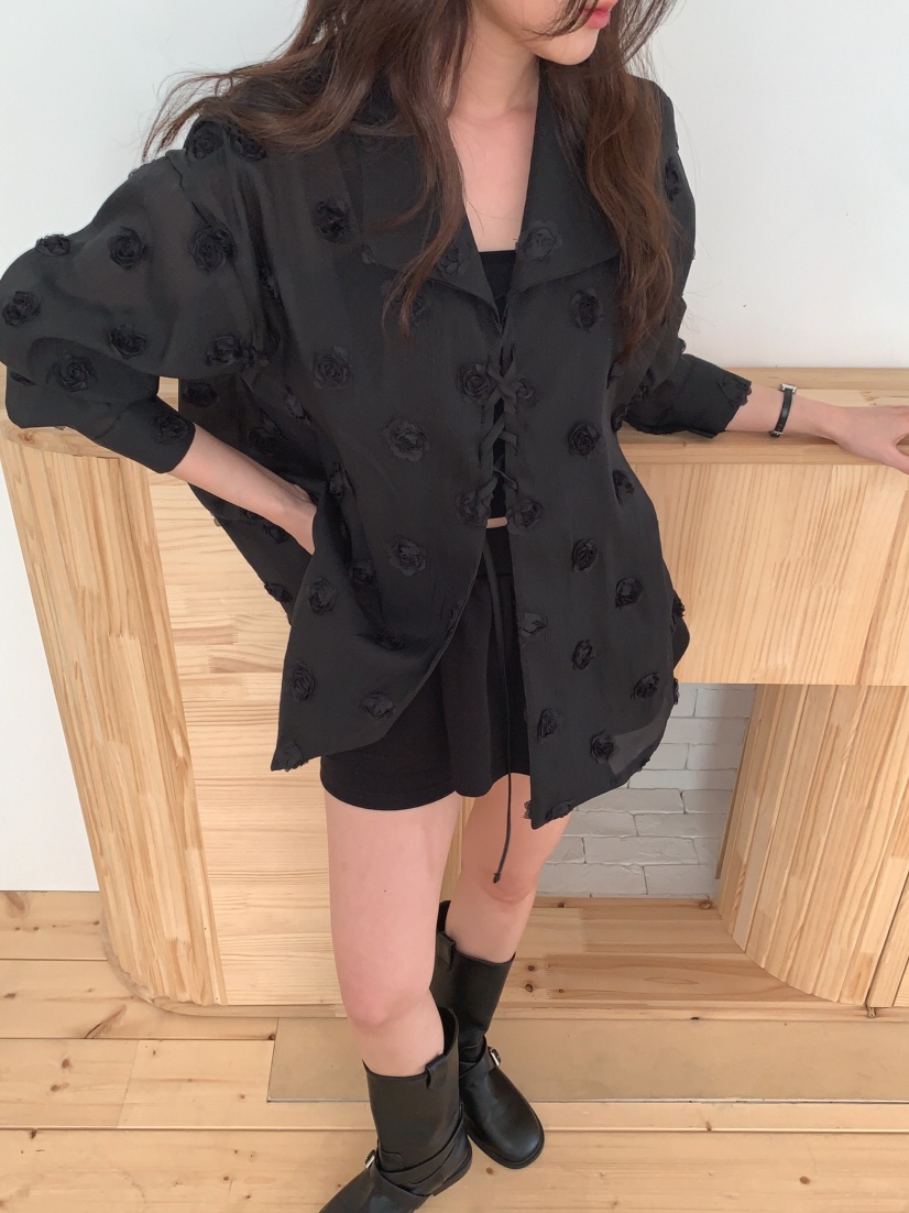 MOSMOS東大門實拍女裝新品休閑真品人氣職業時尚襯衫蕾絲衫MOSMOS襯衫/蕾絲衫