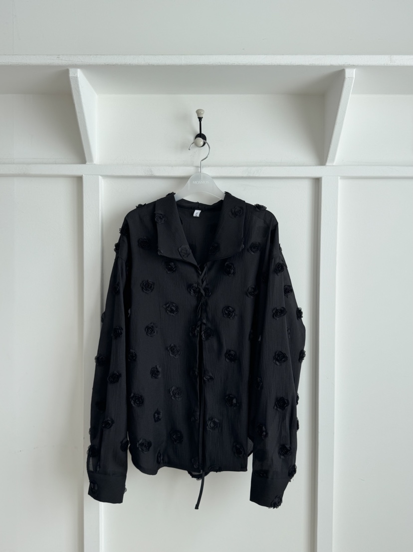 MOSMOS東大門實拍女裝新品休閑真品人氣職業時尚襯衫蕾絲衫MOSMOS襯衫/蕾絲衫圖色2