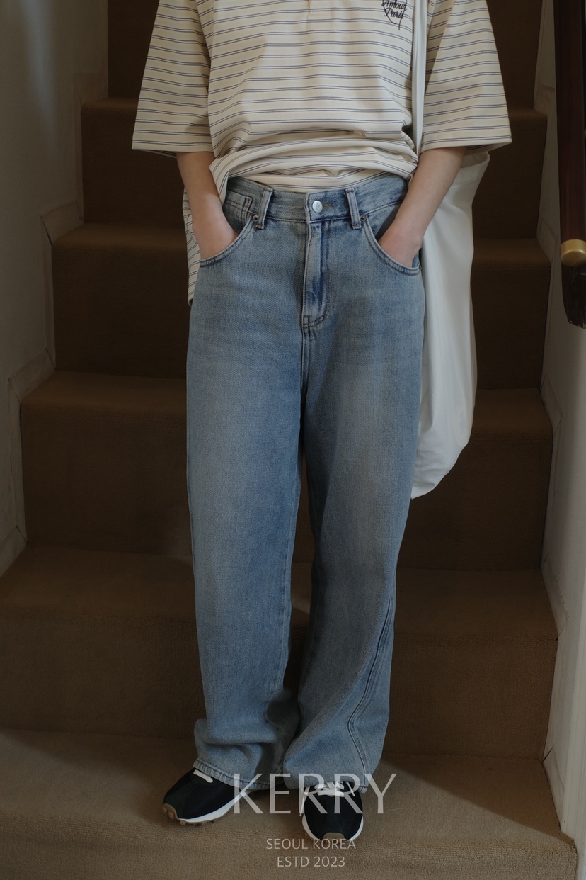 KERRY韓國直郵女裝新品職業26春夏推薦休閑人氣熱賣牛仔褲KERRY牛仔褲