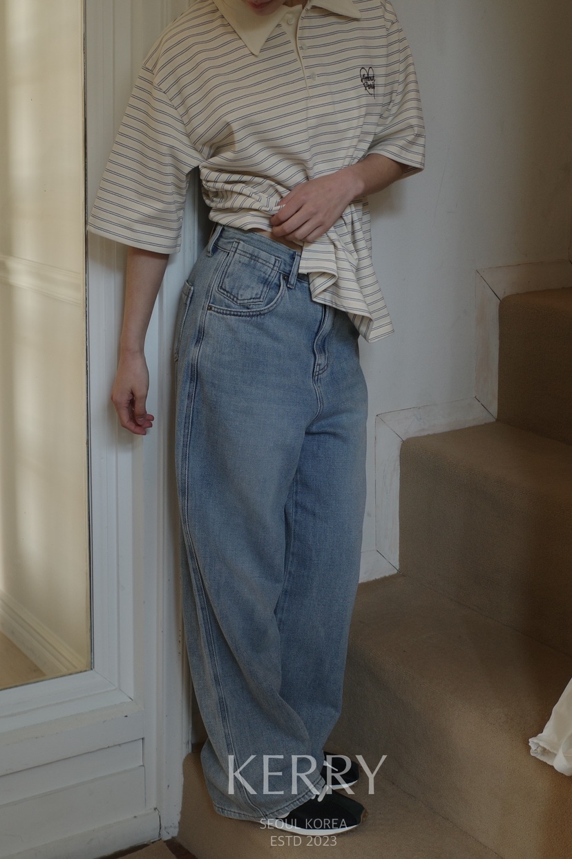 KERRY韓國直郵女裝新品職業26春夏推薦休閑人氣熱賣牛仔褲KERRY牛仔褲