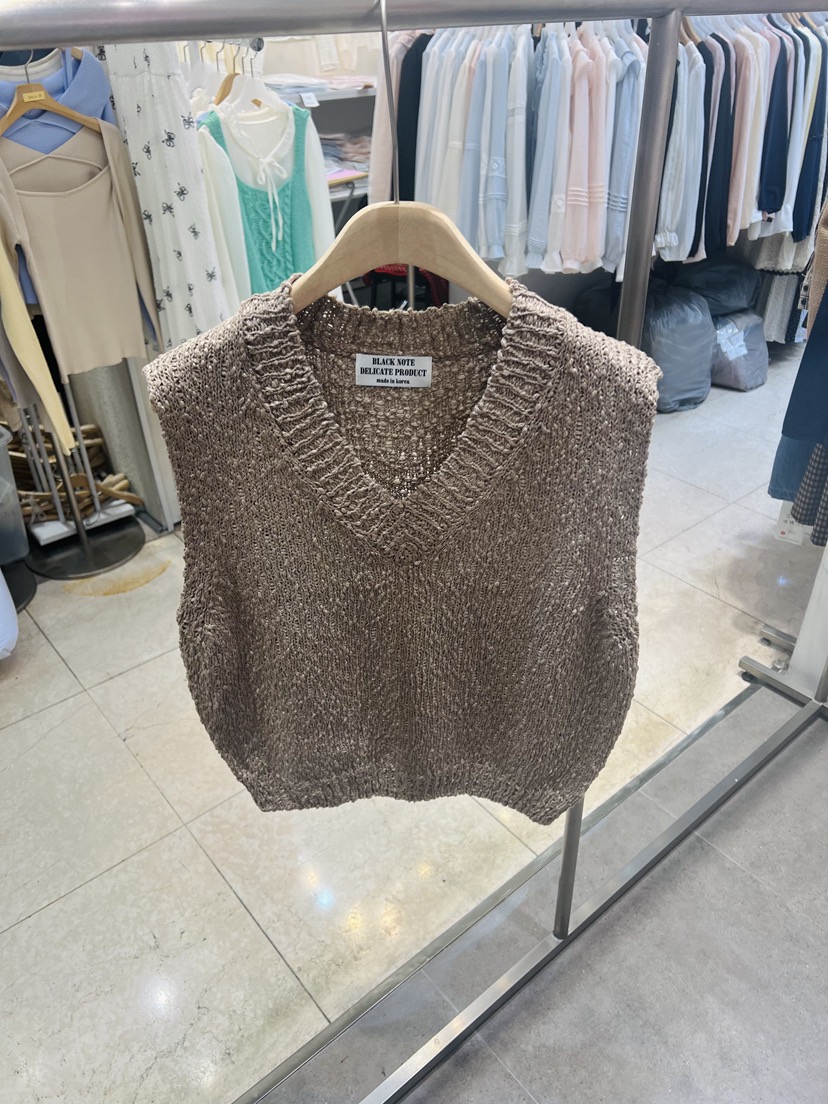 BLACK NOTE東大門代購女士新款人氣26春夏熱賣職業吊帶背心BLACK NOTE吊帶/背心圖色4