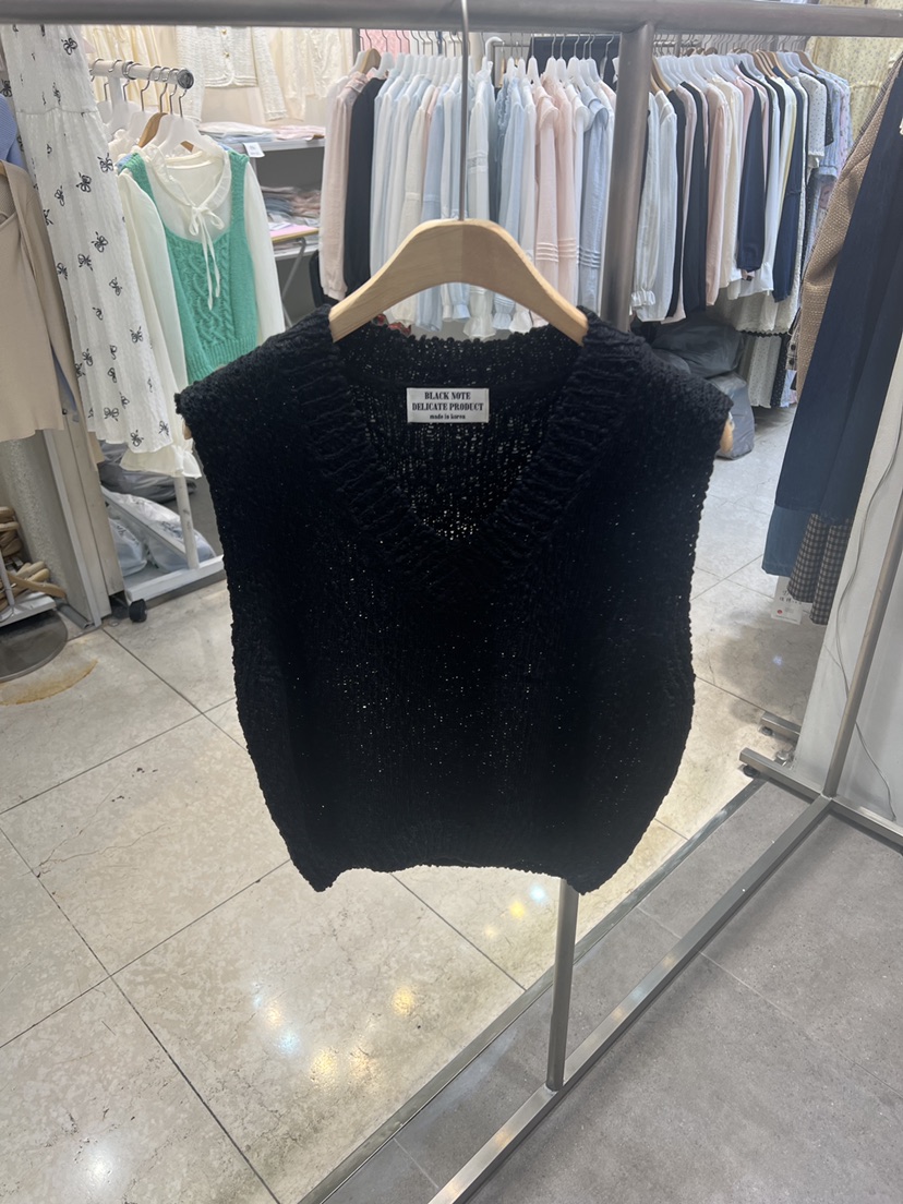 BLACK NOTE東大門代購女士新款人氣26春夏熱賣職業吊帶背心BLACK NOTE吊帶/背心圖色5