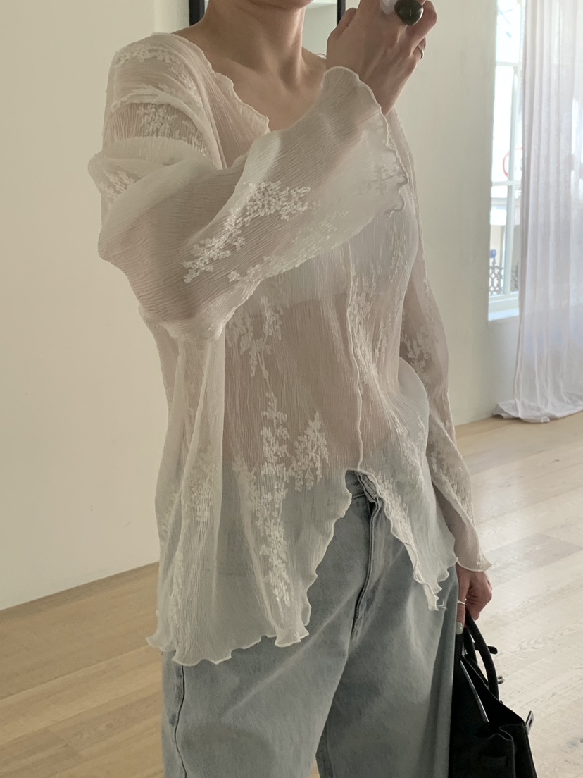 ARBOL東大門代購女裝新品時尚推薦26春夏人氣休閑襯衫蕾絲衫ARBOL襯衫/蕾絲衫