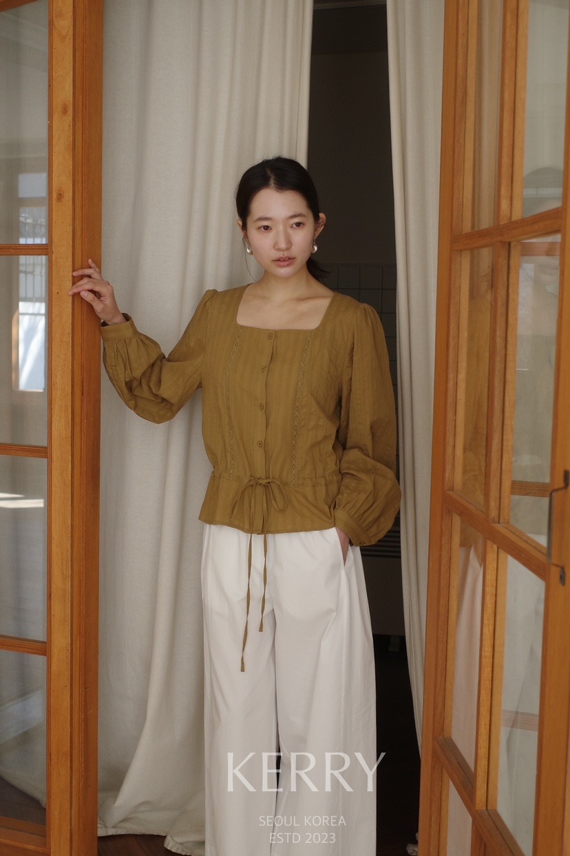 KERRY東大門實拍女士新款休閑26春夏時尚真品推薦襯衫蕾絲衫KERRY襯衫/蕾絲衫