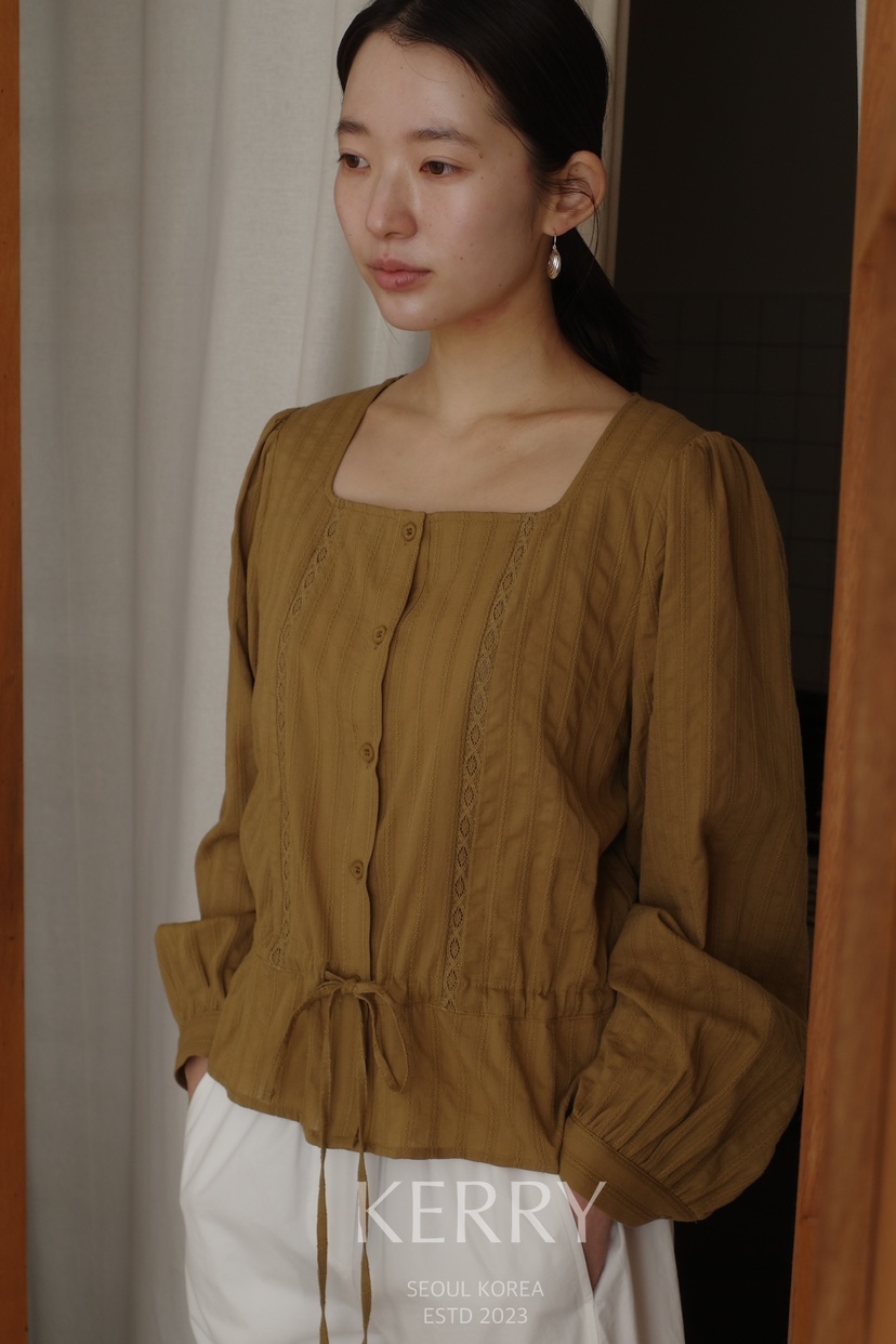 KERRY東大門實拍女士新款休閑26春夏時尚真品推薦襯衫蕾絲衫KERRY襯衫/蕾絲衫