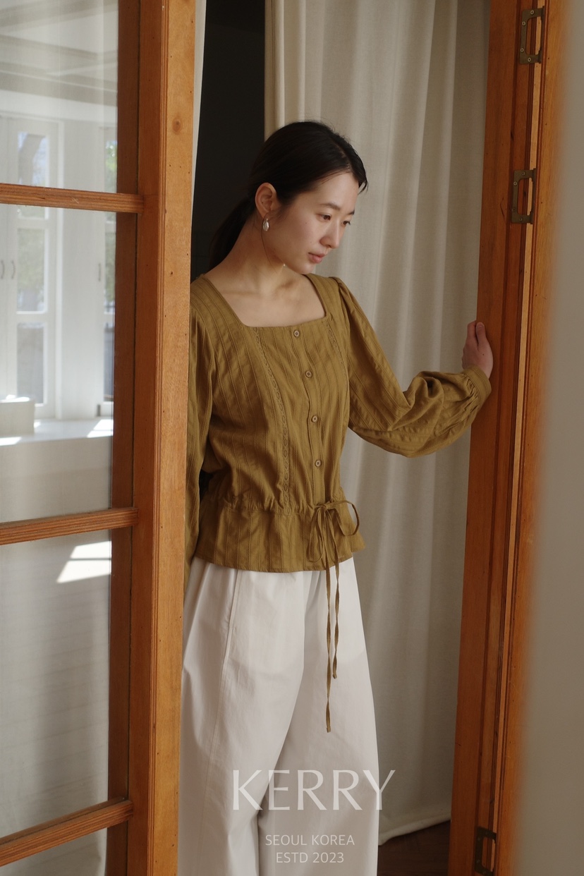 KERRY東大門實拍女士新款休閑26春夏時尚真品推薦襯衫蕾絲衫KERRY襯衫/蕾絲衫