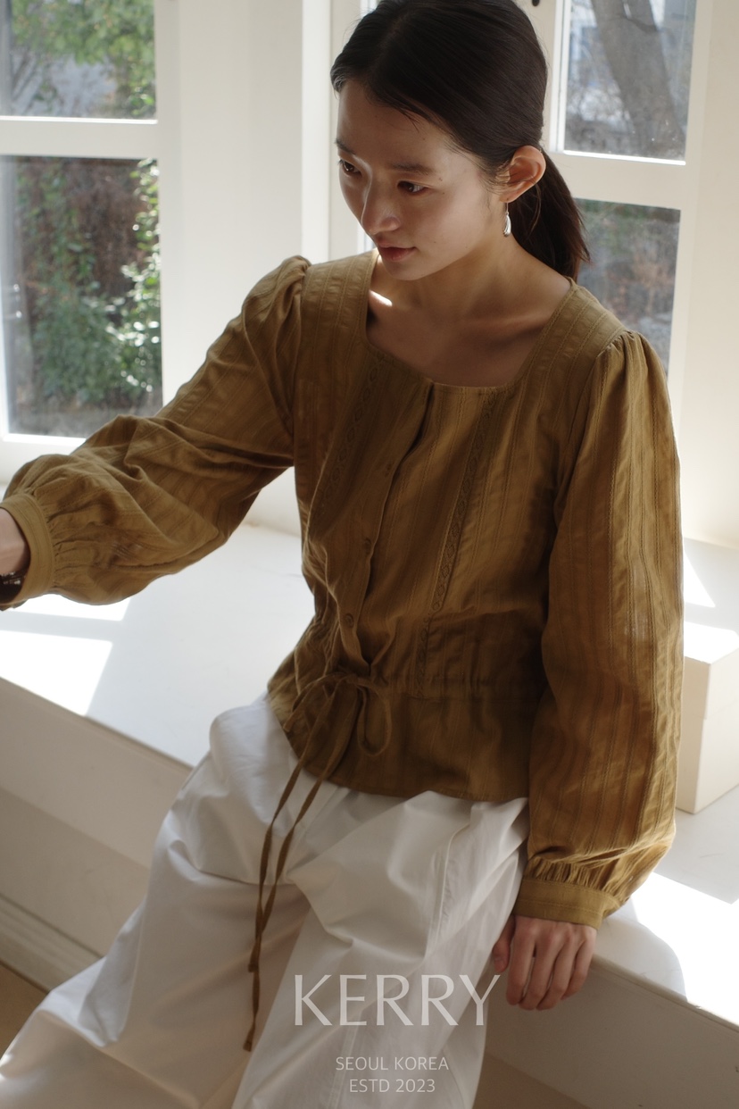 KERRY東大門實拍女士新款休閑26春夏時尚真品推薦襯衫蕾絲衫KERRY襯衫/蕾絲衫