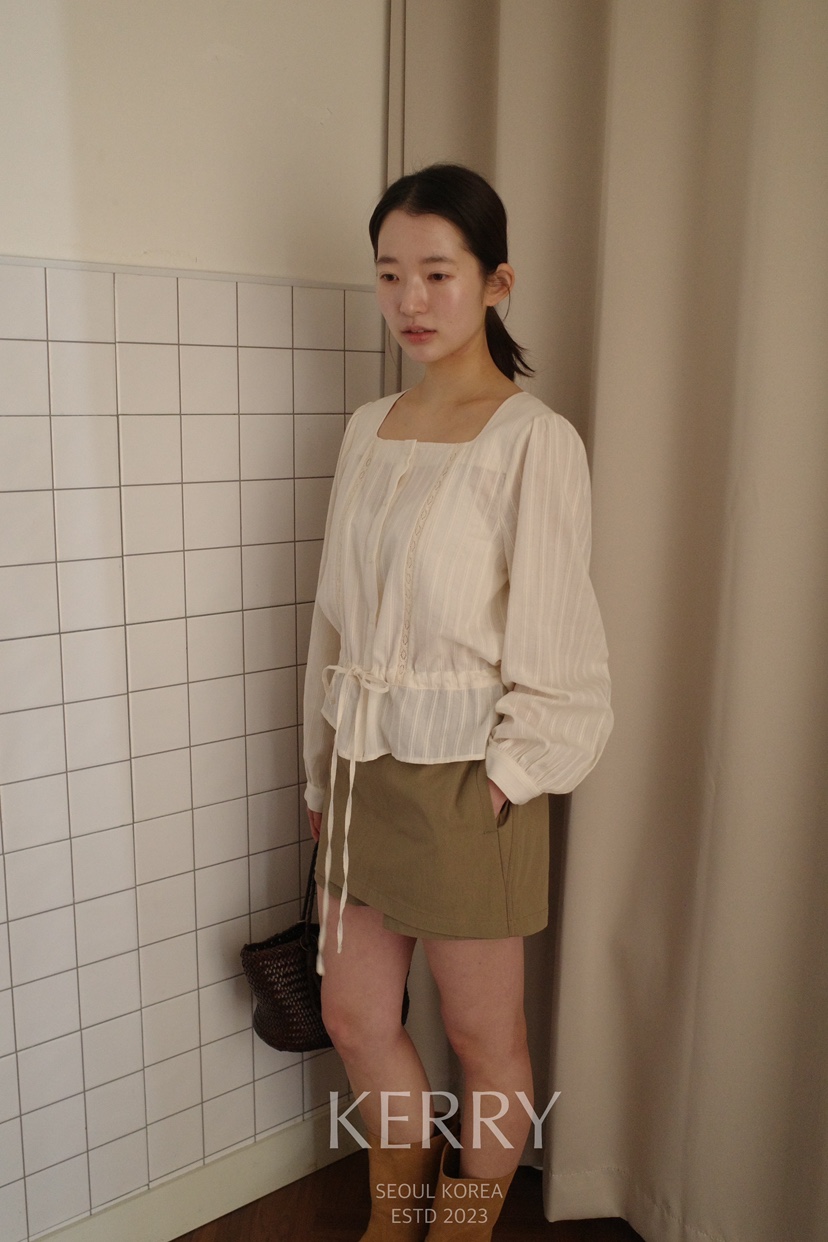 KERRY東大門實拍女士新款休閑26春夏時尚真品推薦襯衫蕾絲衫KERRY襯衫/蕾絲衫
