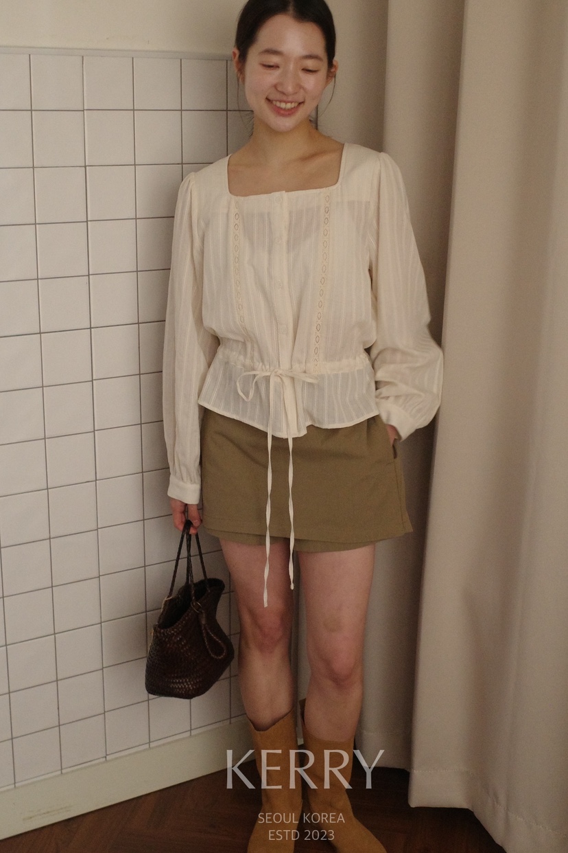 KERRY東大門實拍女士新款休閑26春夏時尚真品推薦襯衫蕾絲衫KERRY襯衫/蕾絲衫