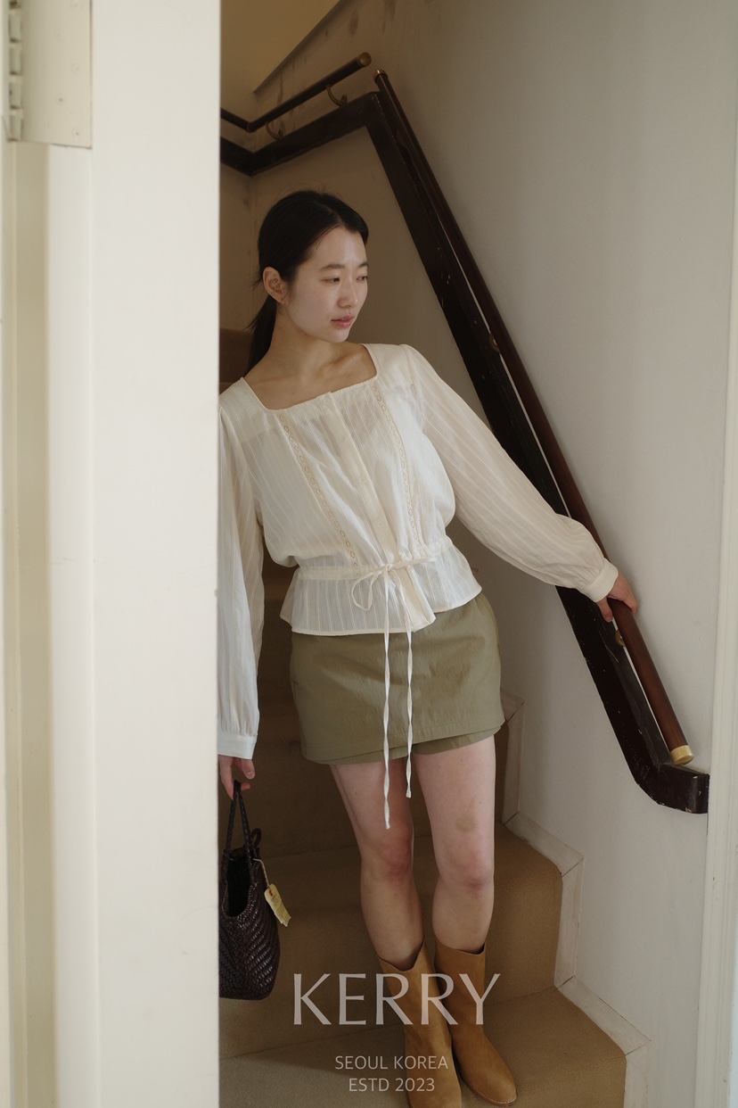 KERRY東大門實拍女士新款休閑26春夏時尚真品推薦襯衫蕾絲衫KERRY襯衫/蕾絲衫