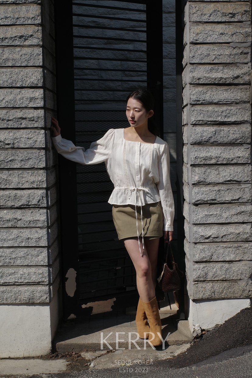 KERRY東大門實拍女士新款休閑26春夏時尚真品推薦襯衫蕾絲衫KERRY襯衫/蕾絲衫